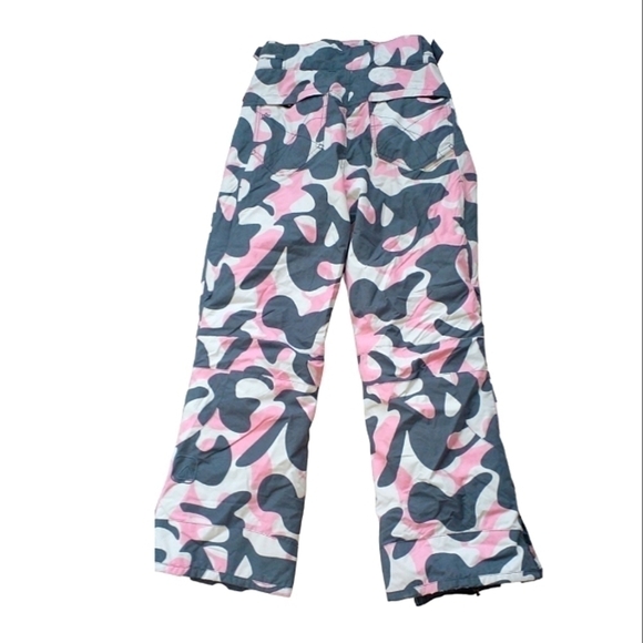 Firefly Camo Ski Snow Pants Pink Gray White Small - Picture 5 of 7